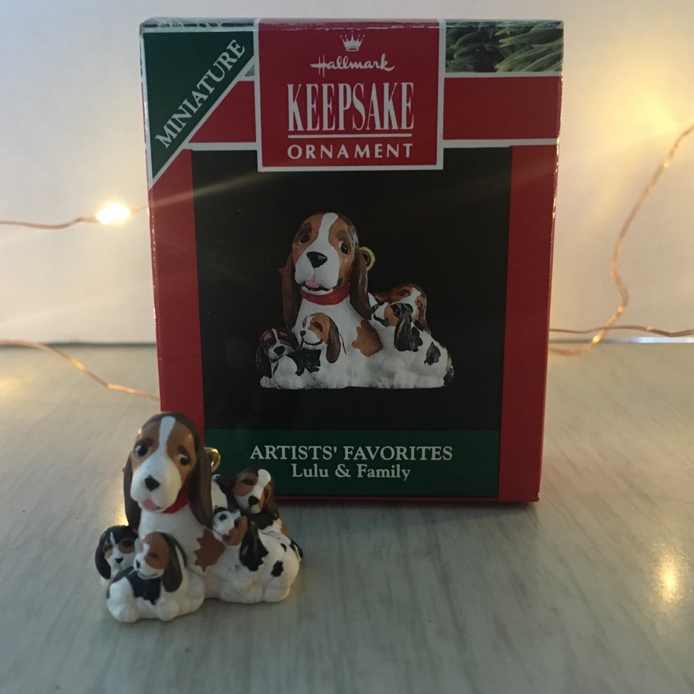 Hallmark Keepsake Miniature Ornament Lulu & Family
